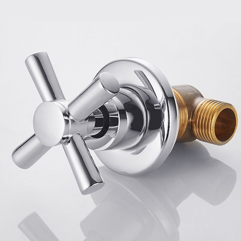 Avtoit | Modern Cross Handle Faucet Monochrome Wall Mounted Bathroom Faucet