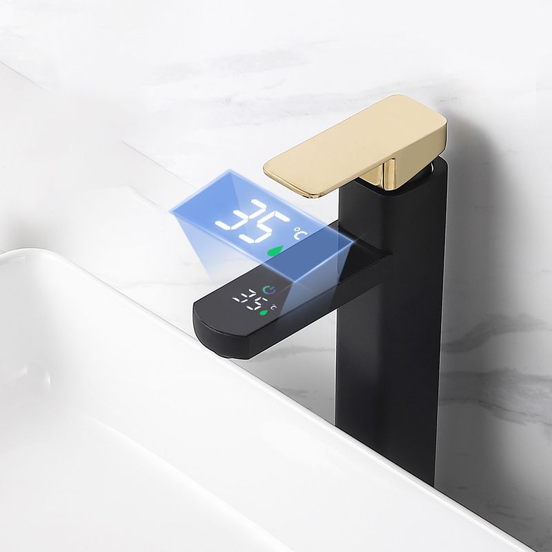 Avtoit | Contemporary sink faucet Digital display Monochrome Low arch basin Bathroom sink