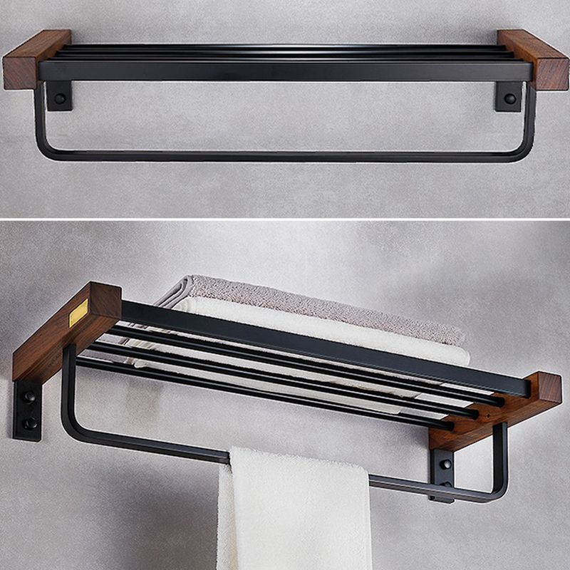 Avtoit | Metal Bathroom Accessories Set Walnut Brown Bathroom Accessories Set