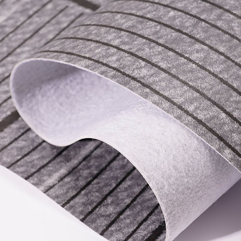 Avtoit | Fabric Look Plastic Floor Water Resistant Square Edge Floor Tiles