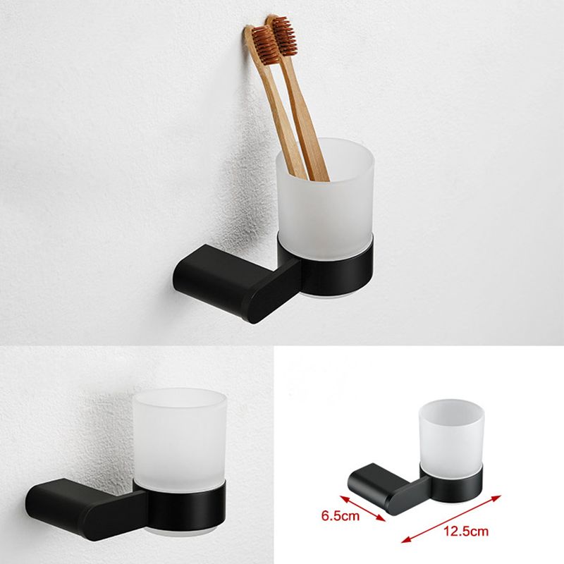Avtoit | Contemporary bathroom accessory single item or in set made of black metal