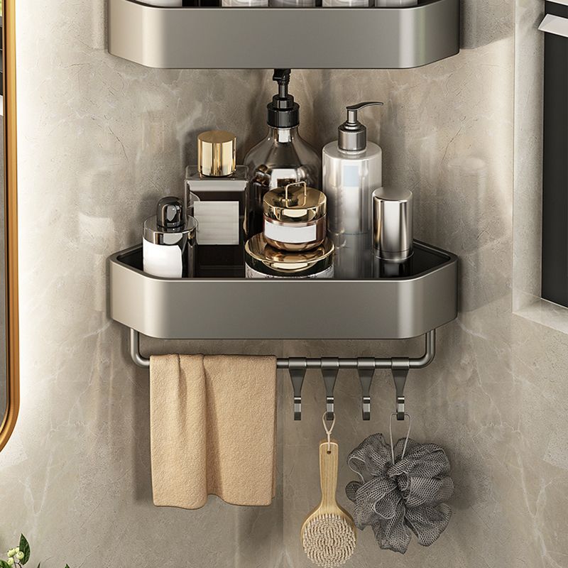 Avtoit | Adhesive Holder Metal Bathroom Accessory Single Piece or in Set with Shelf