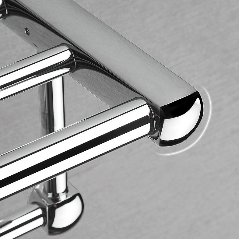 Avtoit | Polished Chrome Modernism Bathroom Accessory Set Bath Shelf / Towel Bar / Bathrobe Hook Included