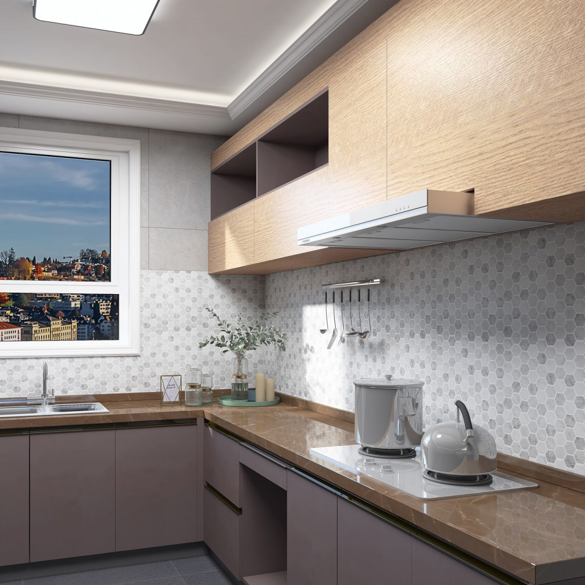 Avtoit | Mosaic tiles for peeling and sticking Modern style wallpaper with square shape