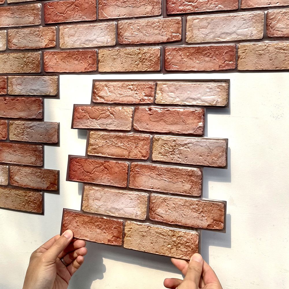 Avtoit | Modern 3D Brick Wall Panel Peel and Stick Waterproof Wall Covering