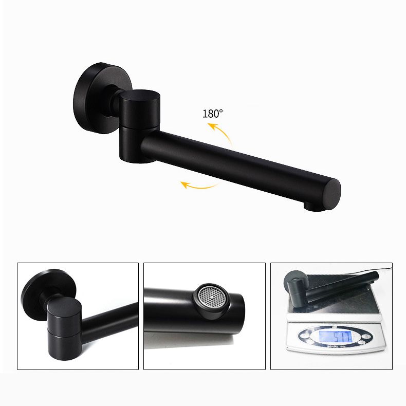 Avtoit | Industrial Wall-Mounted Bathroom Faucet 2-Hole Swivel Spout Basin Faucet