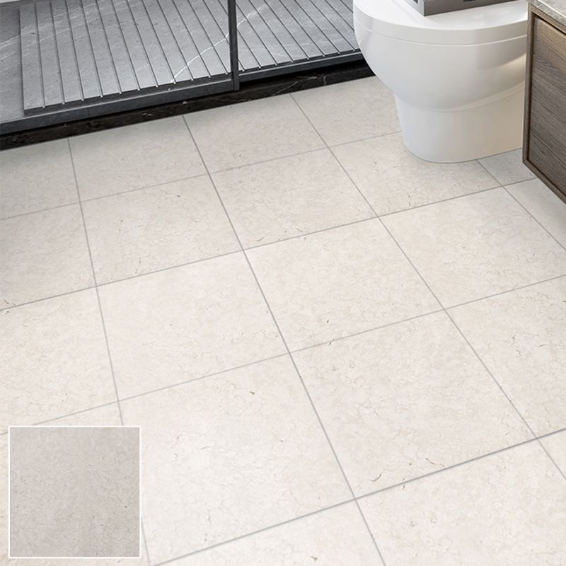 Avtoit | Square Bathroom PVC Flooring 12" x 12" x 0.07 mm Peel and Stick Vinyl Flooring