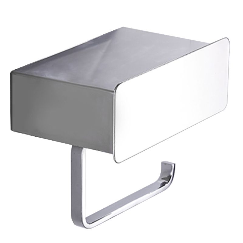 Avtoit | 2-piece Stainless Steel Classic Bathroom Accessory Set Black & Chrome Paper Holder