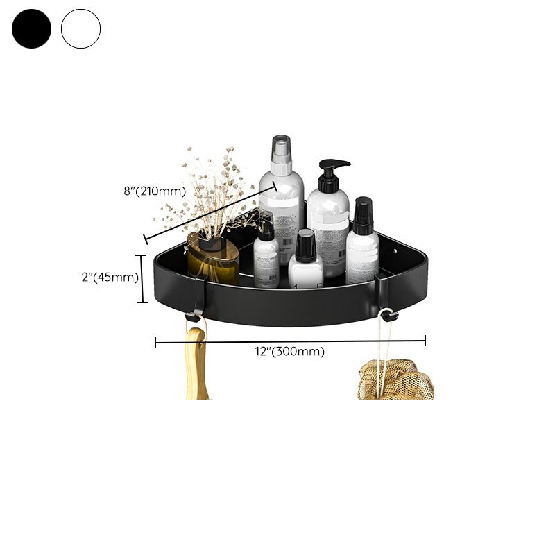 Avtoit | Modern Black-White Metal Bath Hardware Set Bath Shelf Bathroom Hardware Set