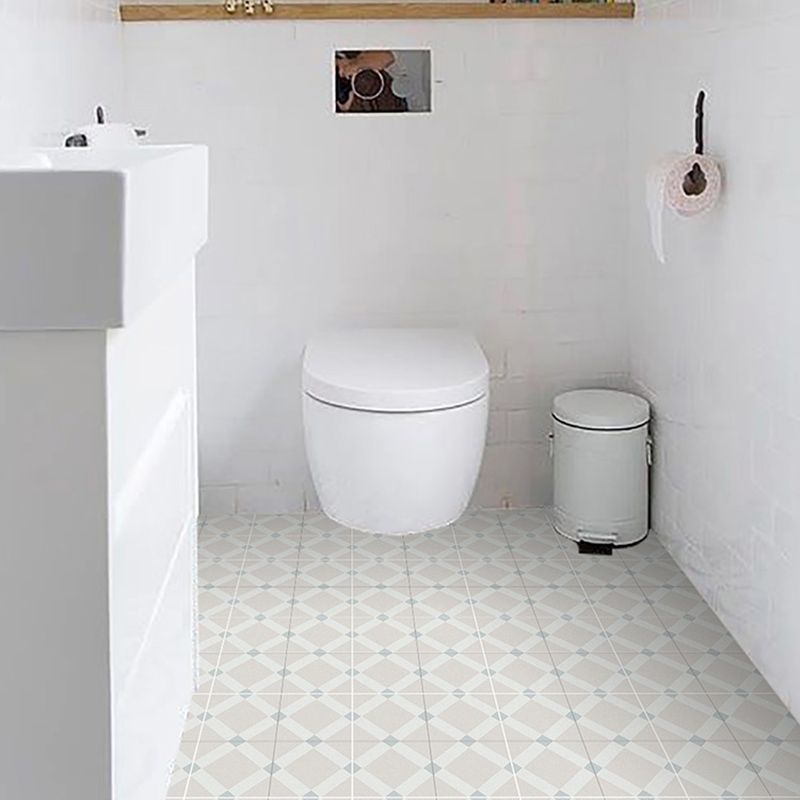 Avtoit | Indoor Vinyl Floor Peel and Stick Square Print Waterproof Vinyl Floor