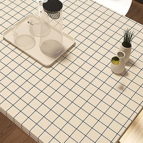 Avtoit | White Peel & Stick Tile Mirror Plastic Grid Wallpaper for Kitchen and Bathroom