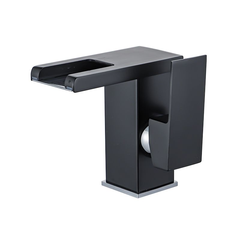 Avtoit | Waterfall basin mixer tap square lever handle with LED three-color light