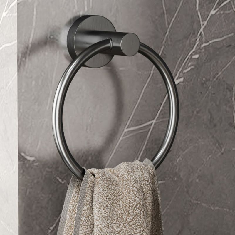 Avtoit | Modern gray bathroom accessory set bathroom shelf bath hardware set