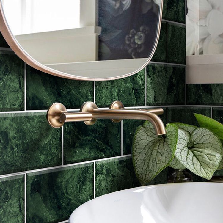 Avtoit | Mosaic tiles peel and attach tiles PVC backsplash peel and attach wall tiles in green