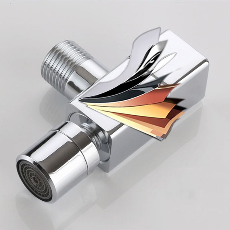 Avtoit | Contemporary Wall Mounted Bathroom Faucet Knob Handle Solid Brass Round Faucet