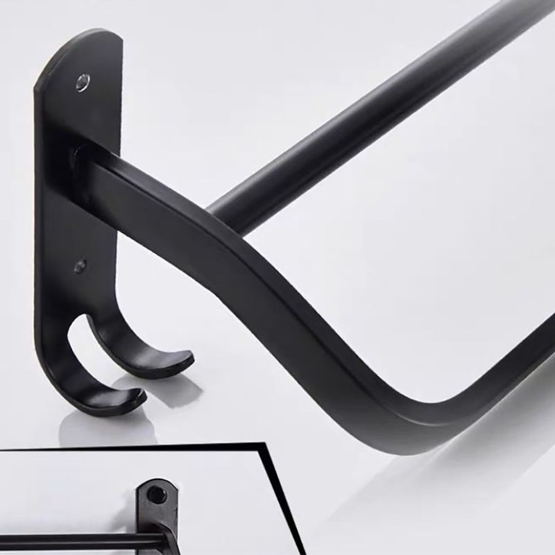 Avtoit | Modern Bathroom Accessories Set Towel Holder Black Soap Dish Bath Accessories Set