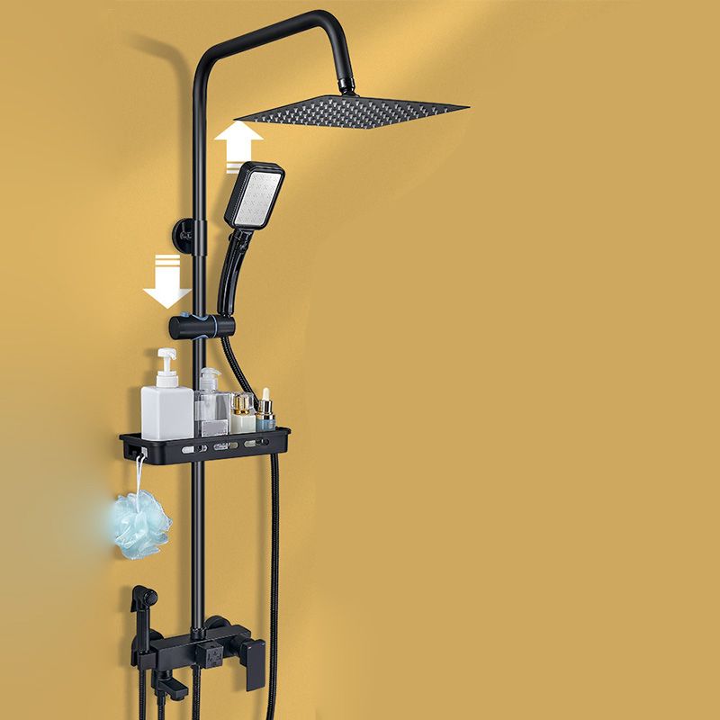 Avtoit | Shower System Wall Mount Adjustable Spray Pattern Shower Arm Shower Set with Shower Hose