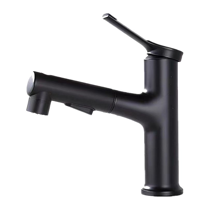Avtoit | Contemporary Sink Faucet Plian Low Arc Center-Set Bathroom Faucet