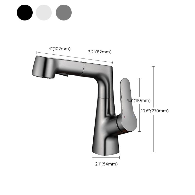 Avtoit | Pull-out Vessel Faucet Modern Sink Faucet with a Single Lever Handle