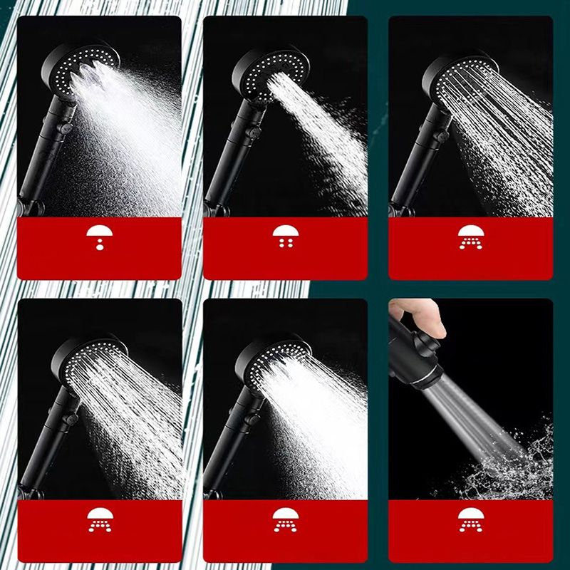 Avtoit | Round Handheld Shower Head Plastic Adjustable Spray Pattern Shower Head for Home