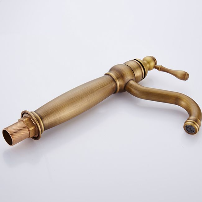 Avtoit | Round Basin Faucet Bathroom Faucet Single Lever High Arc Basin Faucet
