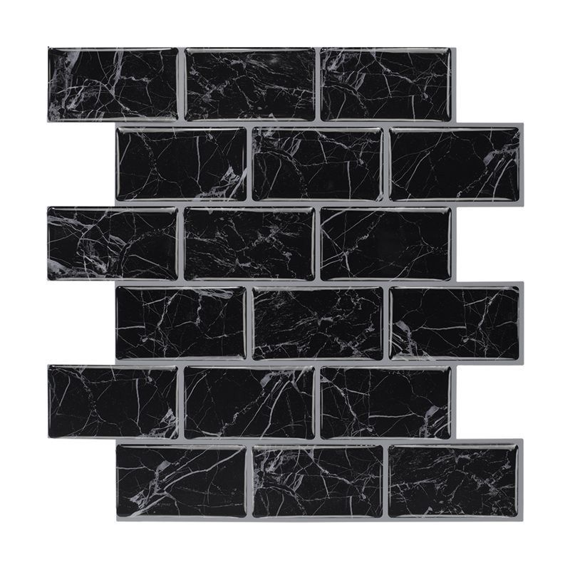 Avtoit | Peel and Stick Tiles Rectangular Stain Resistant PVC Subway Peel and Stick Tiles for the Kitchen