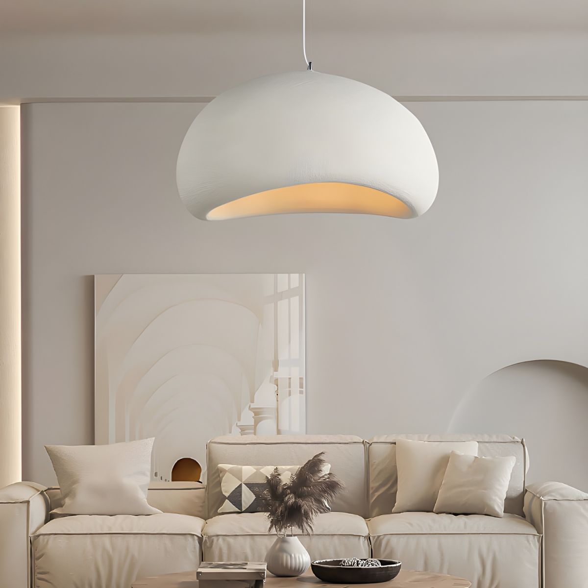 Avtoit | LED Pendant Lamp - Nordic Wabi Sabi Design - Adjustable Lighting Fixture for Home Decor & Modern Interiors