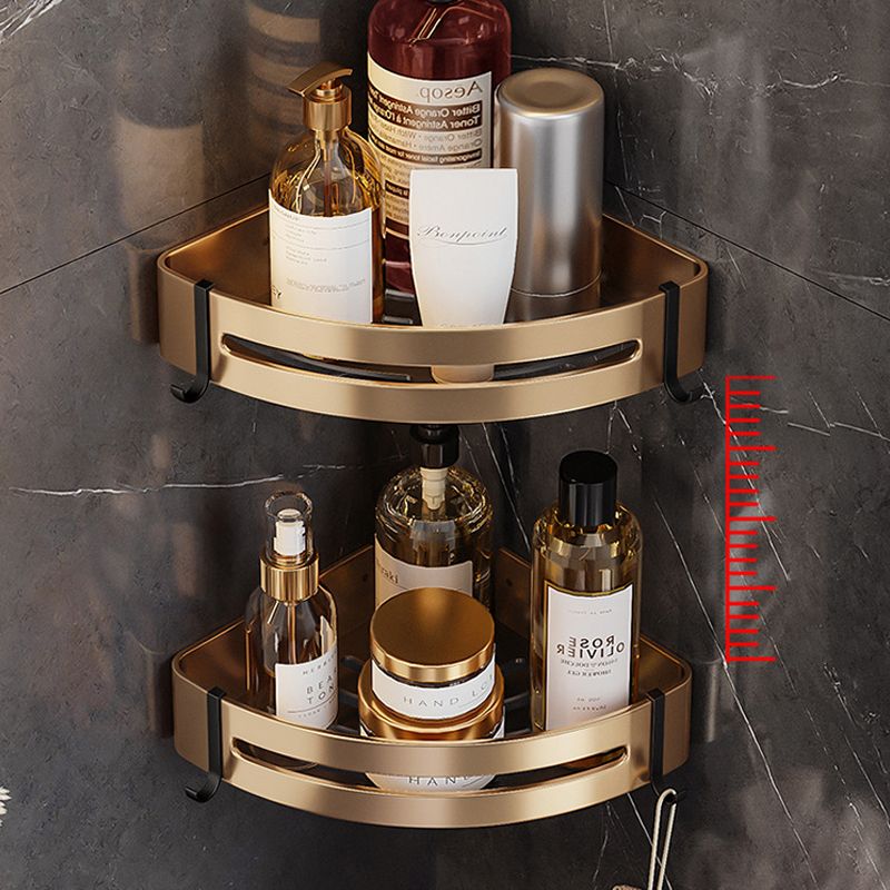 Avtoit | Black and Brass Bathroom Hardware Set Modern Stainless Steel Bathroom Shelf/Towel Holder/Paper Holder