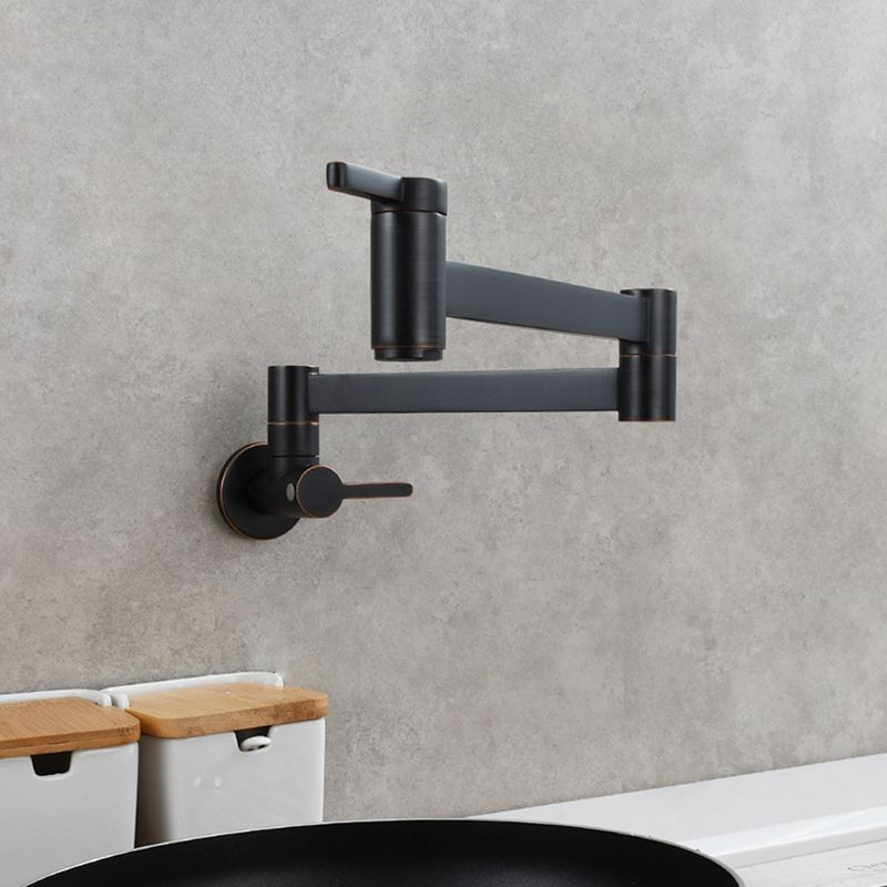 Avtoit | 1-handle brushed nickel widespread faucet 1 hole wall-mounted bathroom faucet with brass