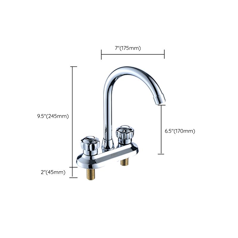 Avtoit | High arch conversion faucet two-handle brass sink faucet for the bathroom