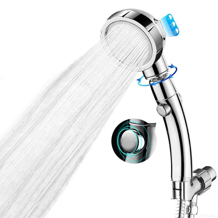 Avtoit | Contemporary Hand Shower Head Silver 3-Spray Pattern Wall Mounted Shower Head
