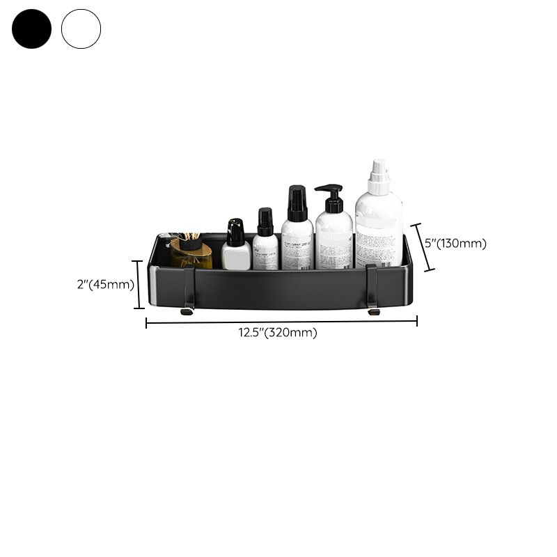 Avtoit | Modern Black-White Metal Bath Hardware Set Bath Shelf Bathroom Hardware Set