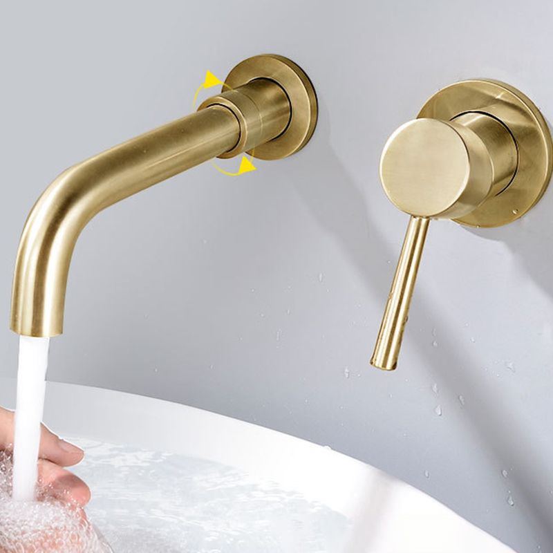 Avtoit | Industrial bathroom faucet brass lever handles 2-hole faucets wall-mounted faucet