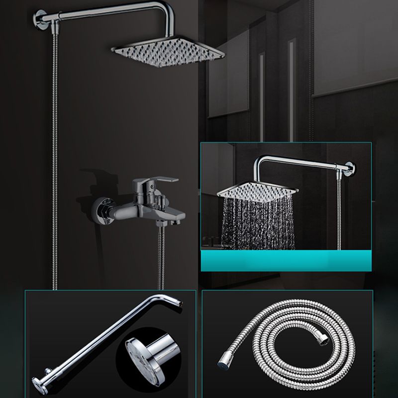 Avtoit | Contemporary Shower Head Combination Polished Stainless Steel Ceiling Mounted Shower Head