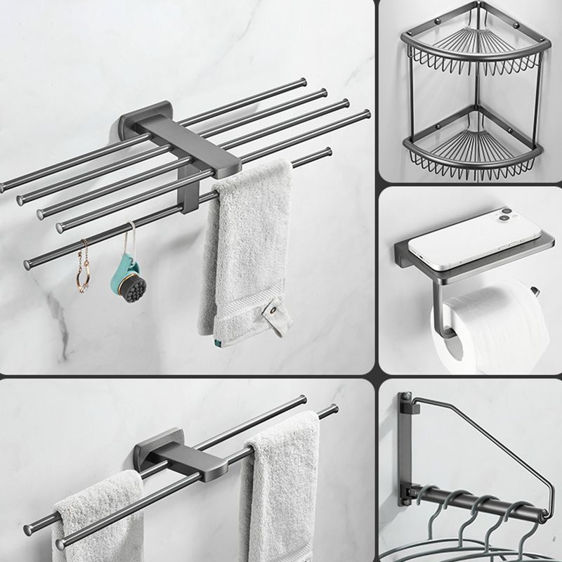 Avtoit | Modern Silver Bathroom Accessories As Individual Piece Or In Set With Towel Bar