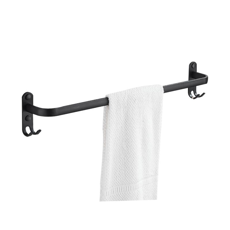 Avtoit | Modern black aluminum bathroom accessory set towel bar bathroom fittings