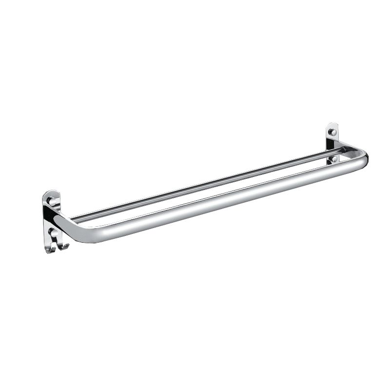 Avtoit | Chrome Modern Bathroom Hardware Set Stainless Steel Towel Hook/Towel Rail & Bathroom Shelf
