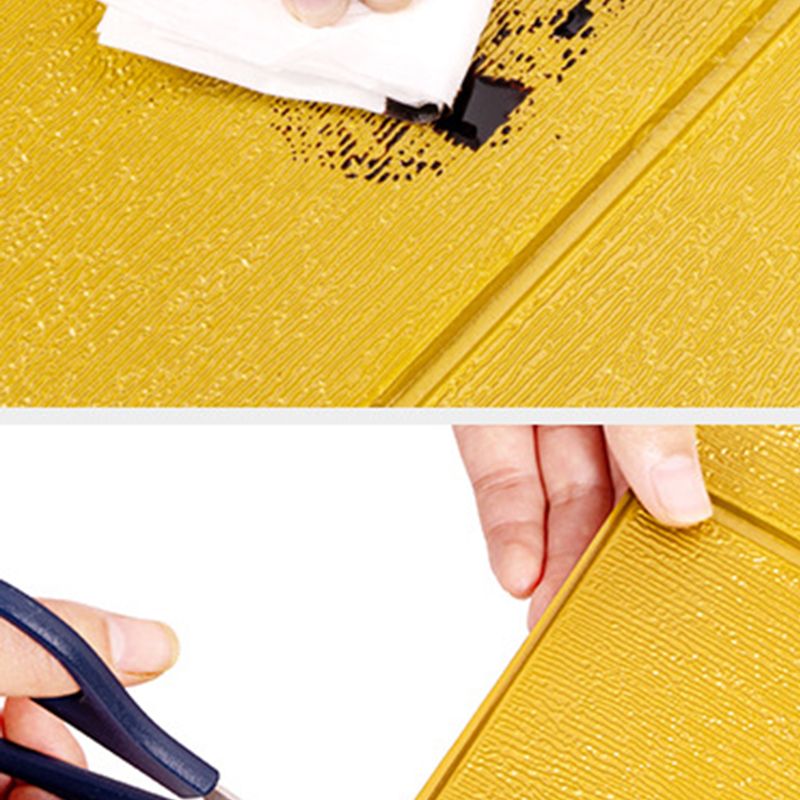 Avtoit | Solid color 3D embossed wall panel waterproof foam interior wall tile