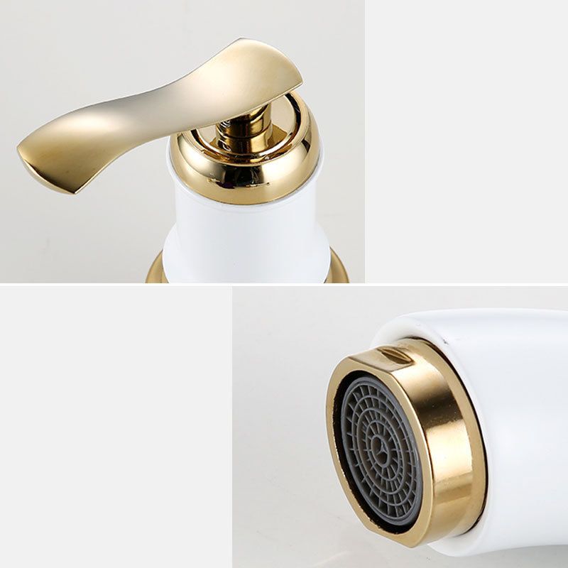 Avtoit | Modern Vessel Faucet Metal Lever Handles Low Arc Vessel Faucet for Home