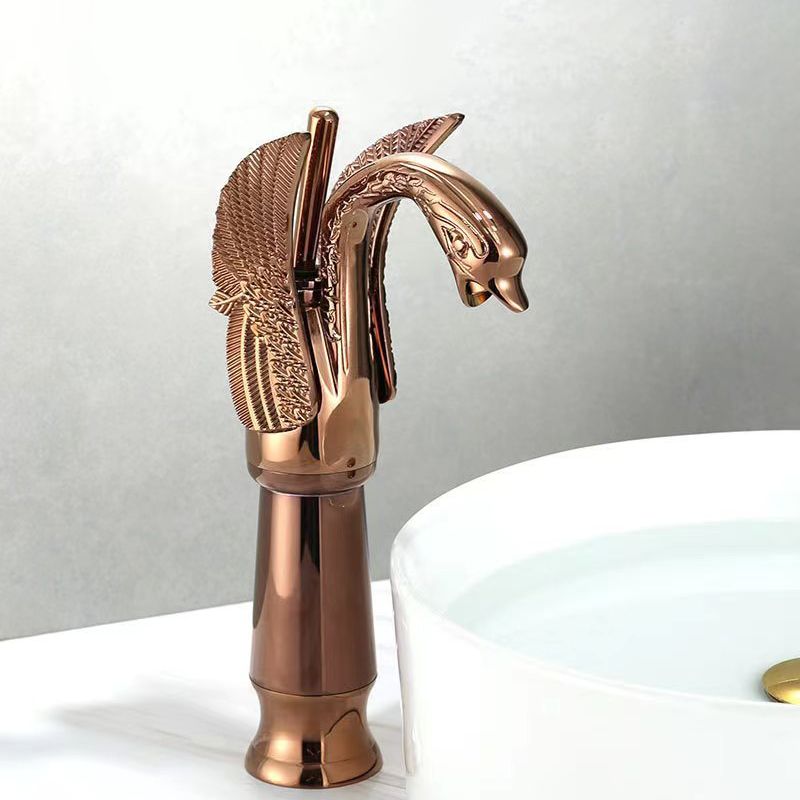 Avtoit | Full brass bathroom basin faucet hot and cold water single handle basin faucet