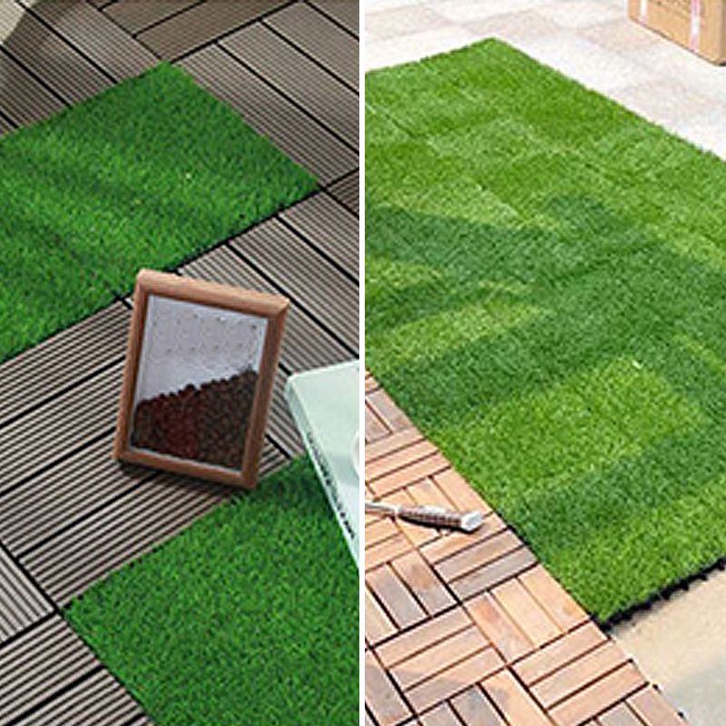 Avtoit | Outdoor Deck tiles with striped detail composite snap parts wood deck tiles