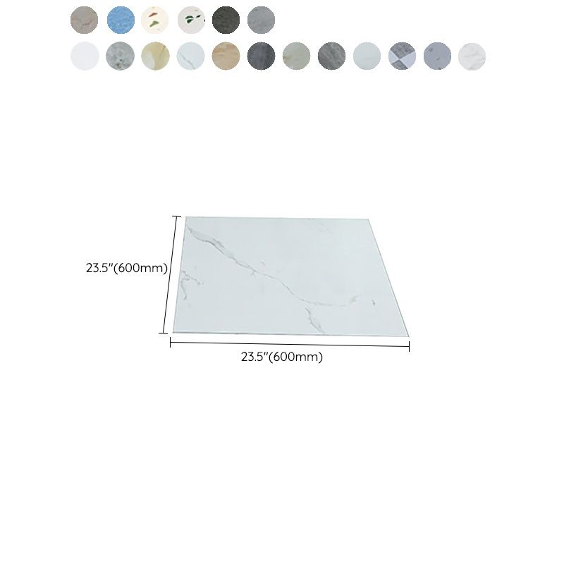 Avtoit | Modern Indoor Vinyl Flooring Marble Print Square PVC Vinyl Floor