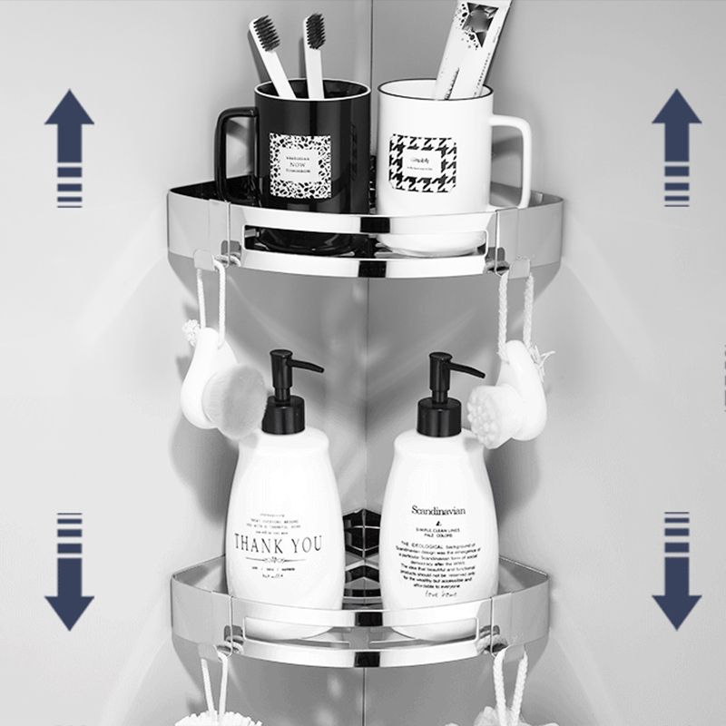 Avtoit | Silver Bathroom Accessories Hardware Set Modern Bathroom Accessories Kit