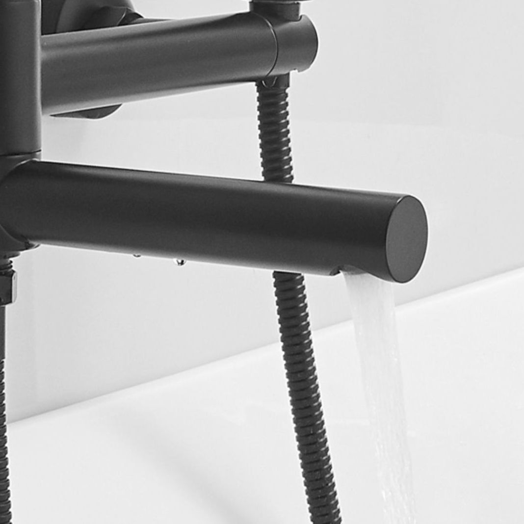 Avtoit | Swivel spout bathtub faucet single lever handle hand shower bathtub filling valve with shower hose