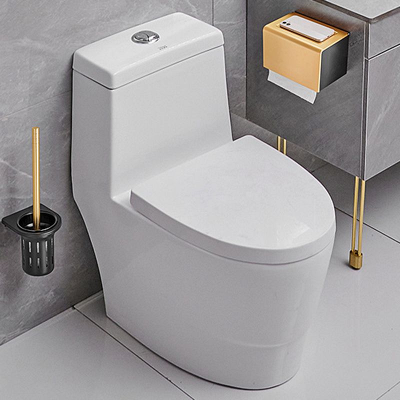 Avtoit | Contemporary Bath Accessories Set Black & Golden Bath Shelf/Towel Bar