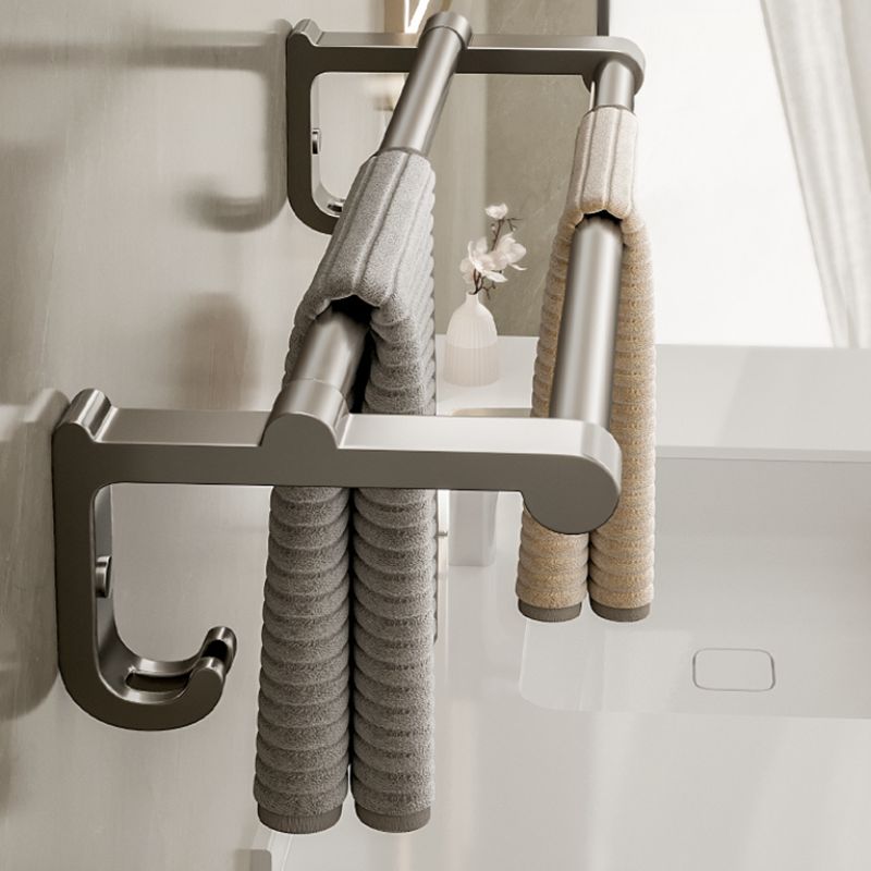 Avtoit | Modern Stainless Steel Bathroom Shelf Bathroom Accessories Set Towel Holder Bathroom Set