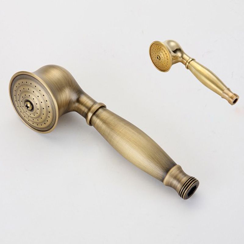 Avtoit | Traditional Handheld Shower Head with Hose Polished Brass Wall Mounted Shower Head
