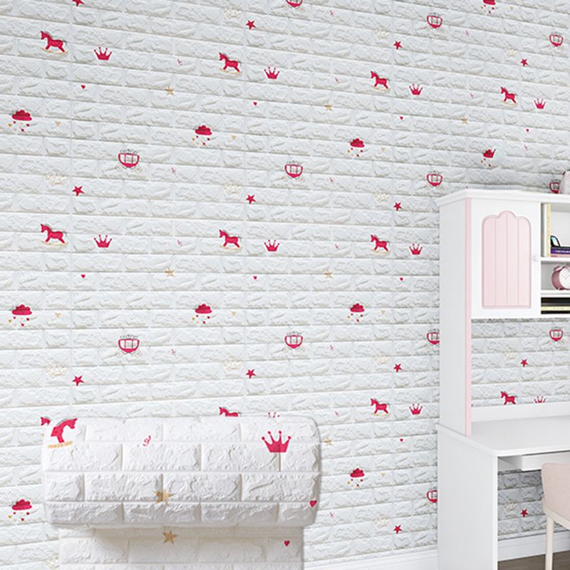 Avtoit | Modern Cartoon Wall Covering Peel and Stick Wall Ceiling for Bedroom