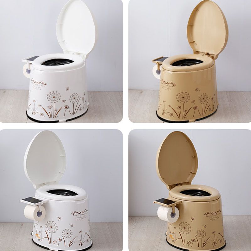 Avtoit | Modern Plastic Floor-Mounted Toilet Bowl with Seat for the Bathroom