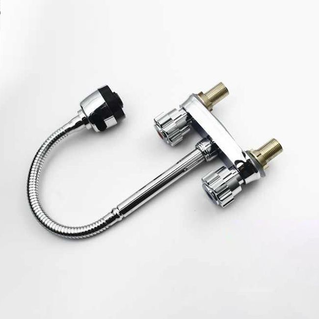 Avtoit | Modern Style Vessel Faucet Copper Knob Handle Low Arc Vessel Faucet